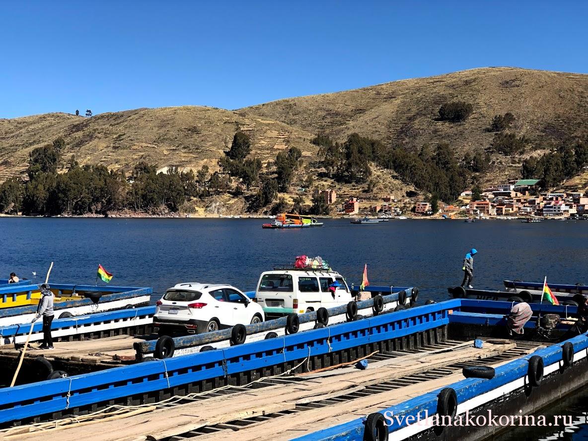 Автомобили готовы к переправе